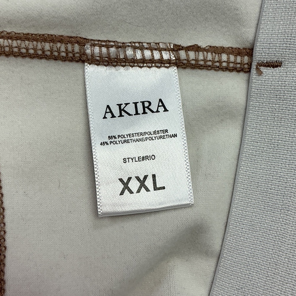 AKIRA Tan Size XXL pull on Leggings - Picture 3 of 6